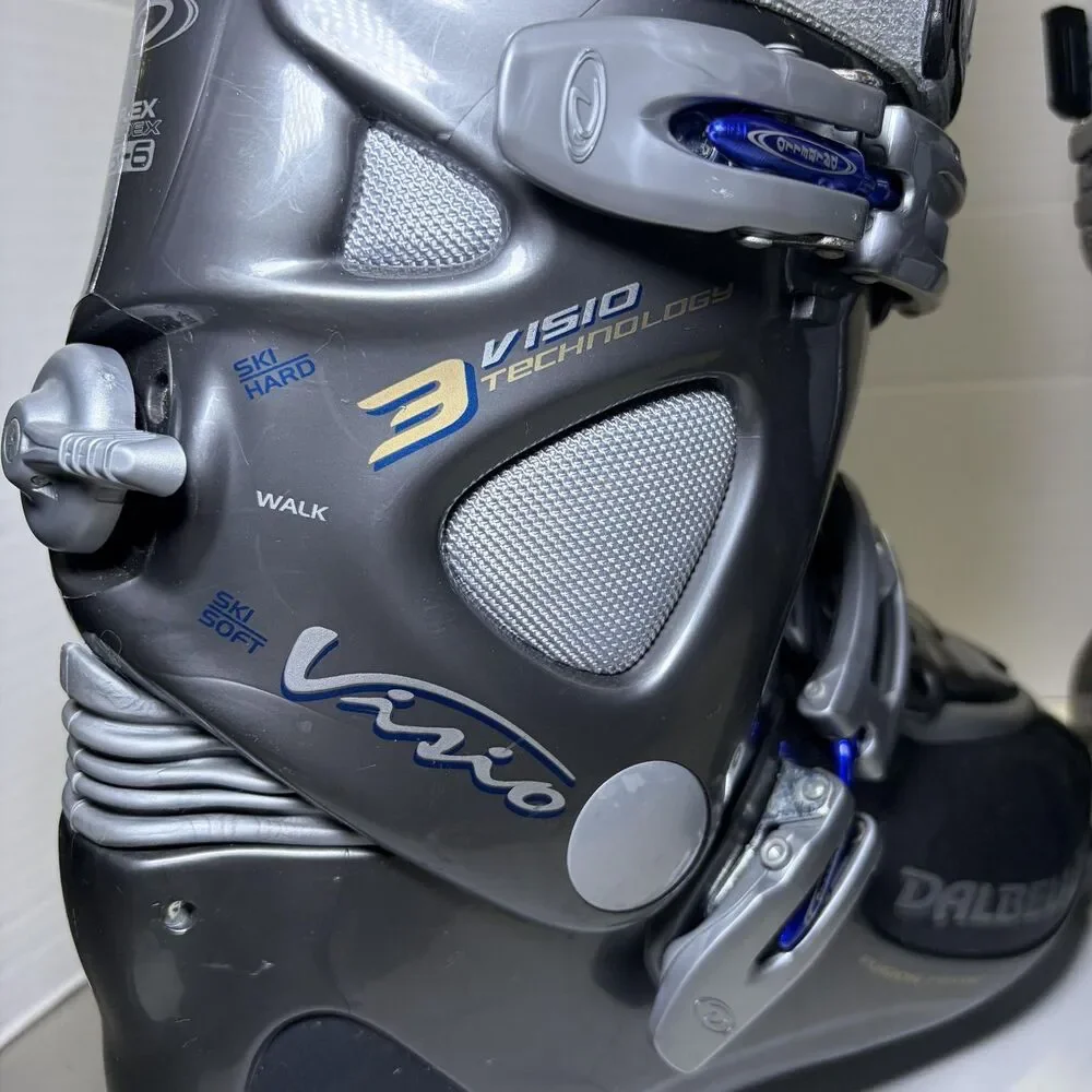 Dalbello Vario Vision 3 Ski Boots Men’s 10 Mondo 27.5 Flex 5-6 Black Gray